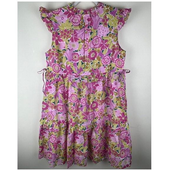 Banjanan | Feminine Cottagecore Floral Tiered Ruffle Chandra Mini Dress | L - Picture 5 of 15